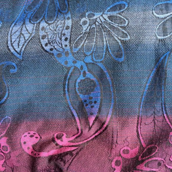 7 Downie St. Mens Button Front Shirt Sz 4 Medium Large Pink Red Blue Long Sleeve - Picture 5 of 7